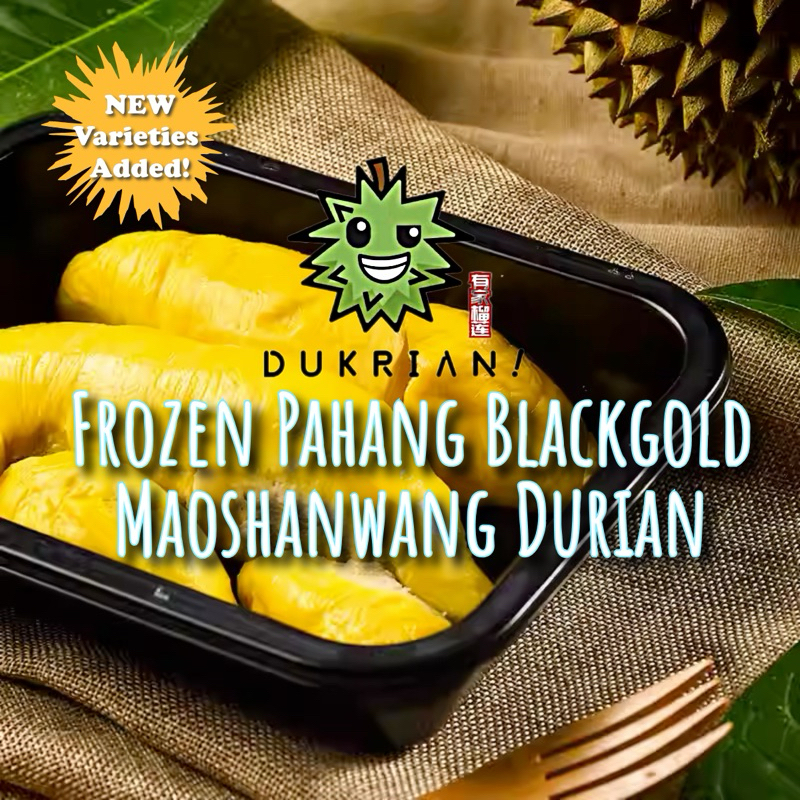 (Dukrian!) Frozen Pahang Blackgold Mao San Wang (MSW) Durian!